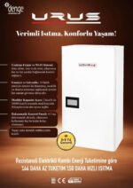 Enerjius 15 kW İndüksiyonlu Kombi